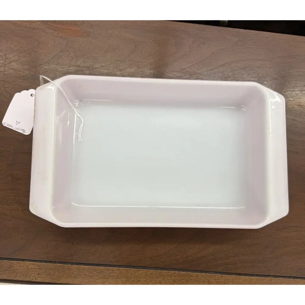 Vintage PYREX 1 1/4 Qt PINK DAISY Space Saver Casserole Dish # 548-B *NO LID*